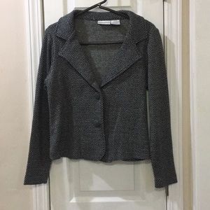 Black and glittery blazer by Worthington